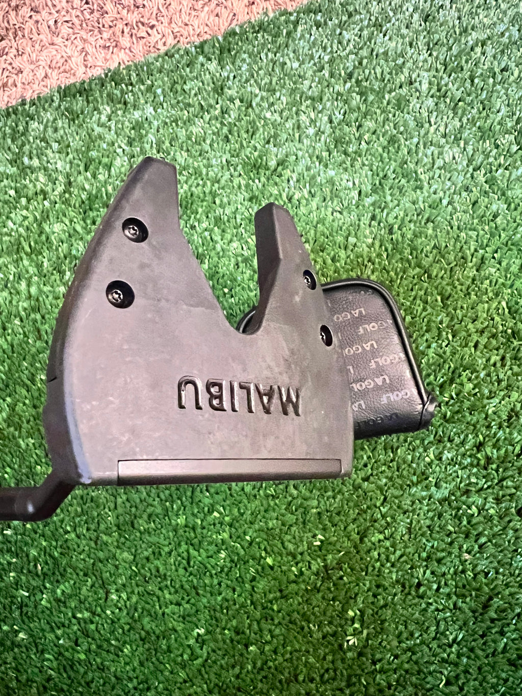 Rare (New) LA GOLF MALIBU Mallet Golf Putter 33” Includes Head Cover Standard Grip made in USA