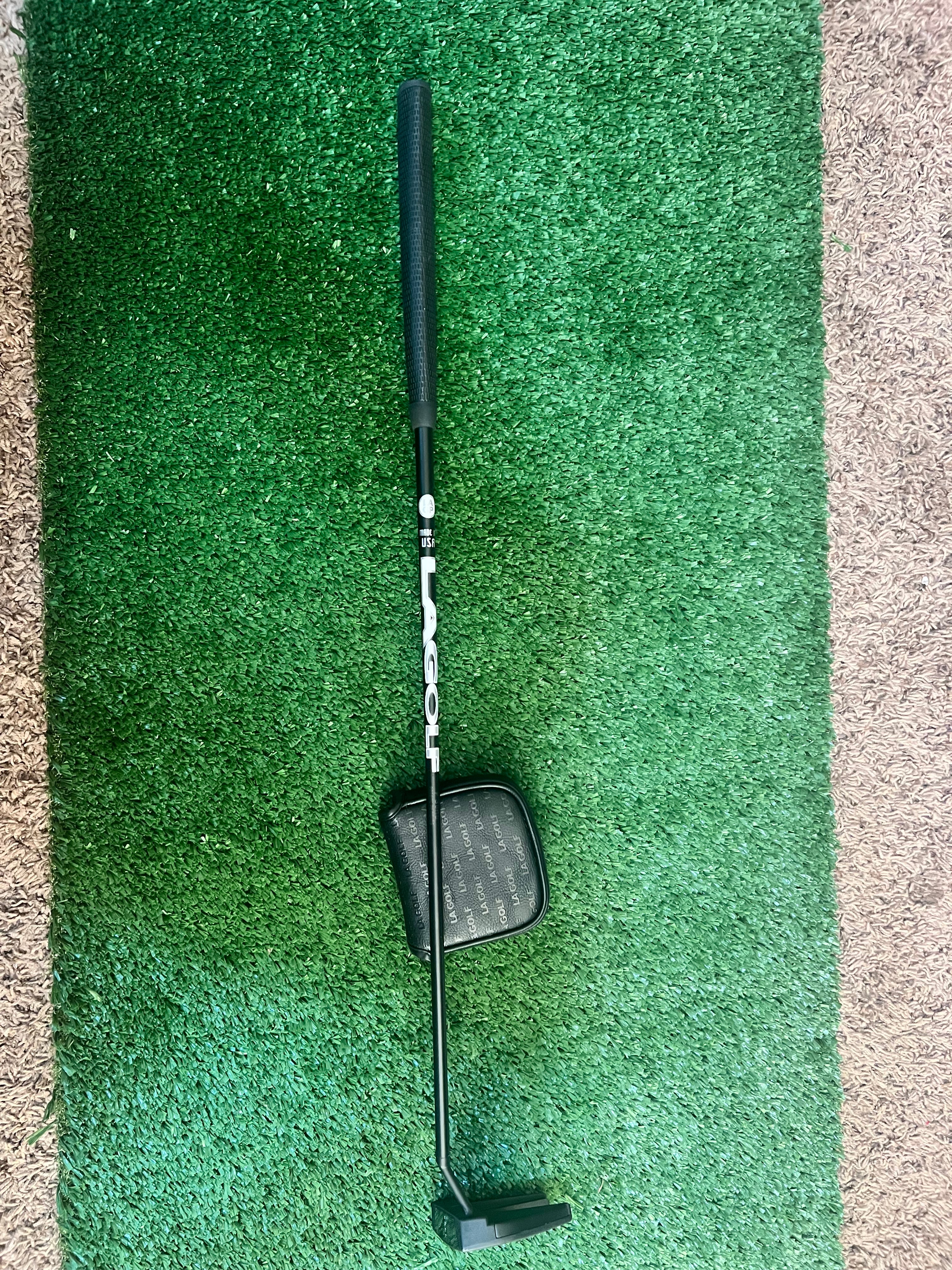 Rare (New) LA GOLF MALIBU Mallet Golf Putter 33” Includes Head Cover Standard Grip made in USA