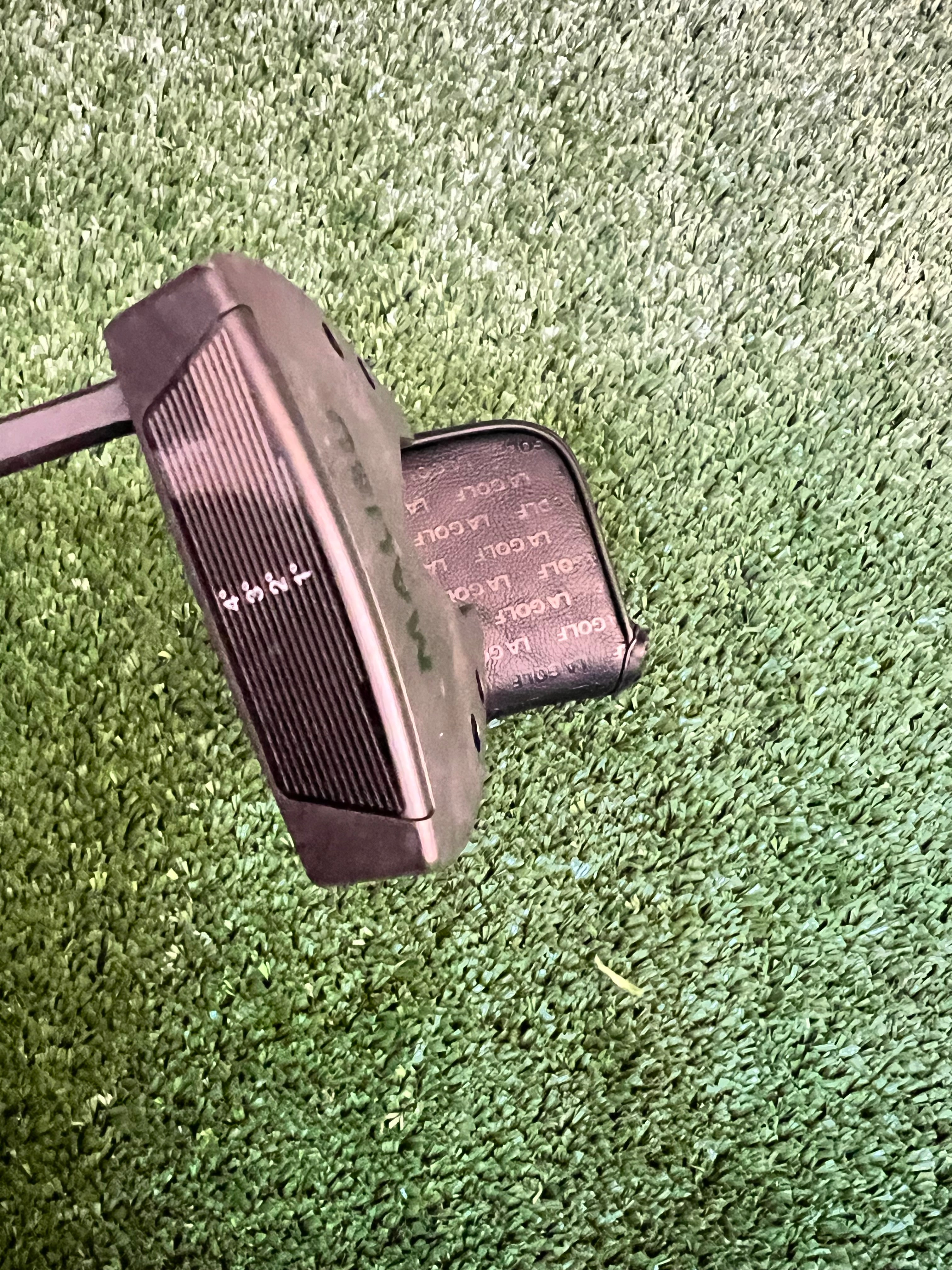 Rare (New) LA GOLF MALIBU Mallet Golf Putter 33” Includes Head Cover Standard Grip made in USA