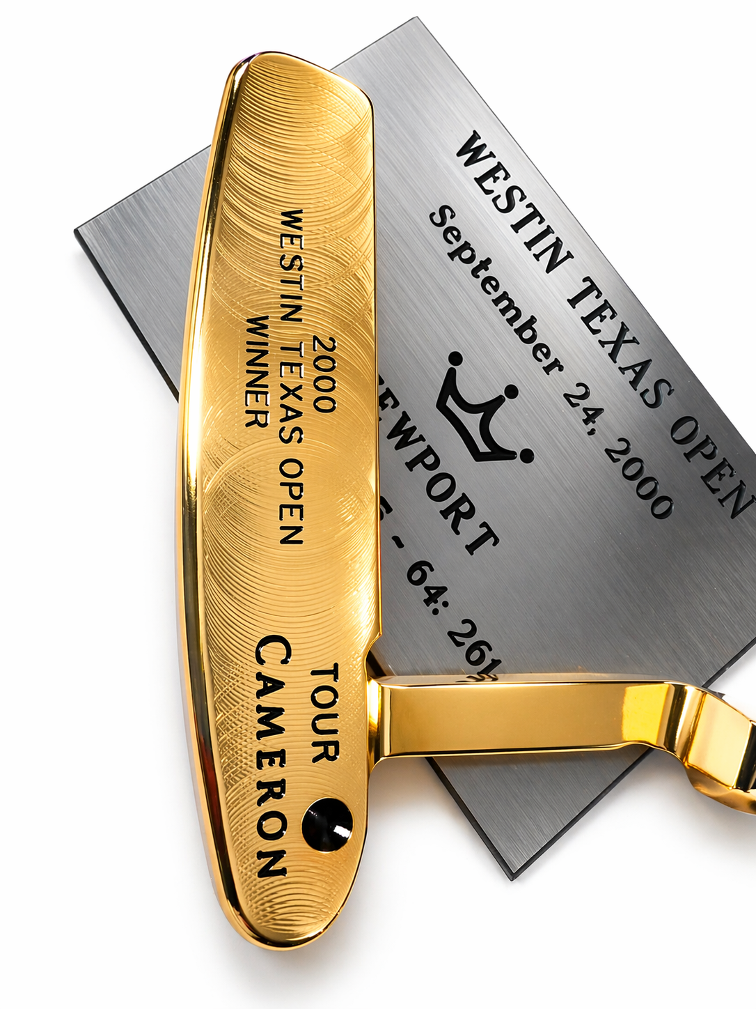 Scotty Cameron Circle T Newport Tour 2000 Westin Texas Open Winner Gold w/COA