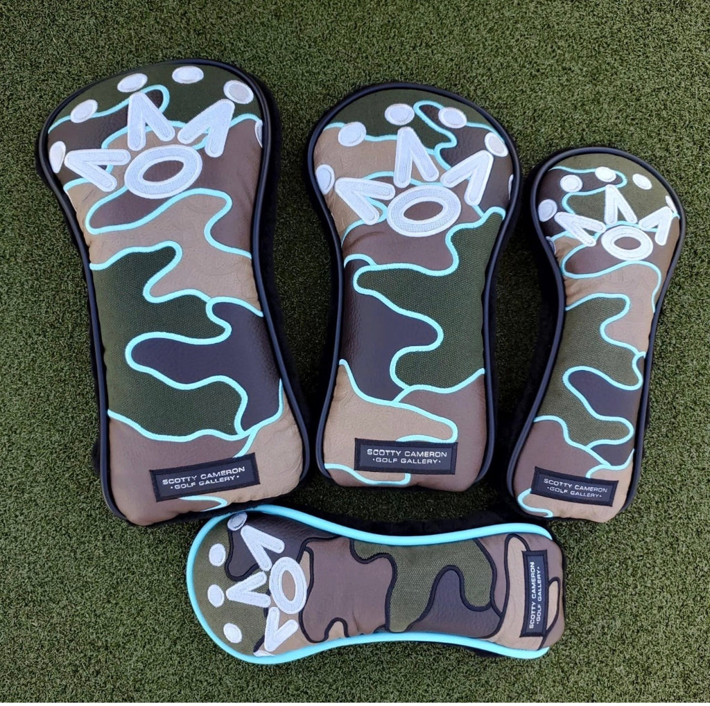 Scotty Cameron 2026 Tiffany Camo Crown Collage Wood Set – Gallery Only (RARE)