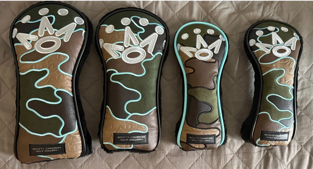 Scotty Cameron 2026 Tiffany Camo Crown Collage Wood Set – Gallery Only (RARE)