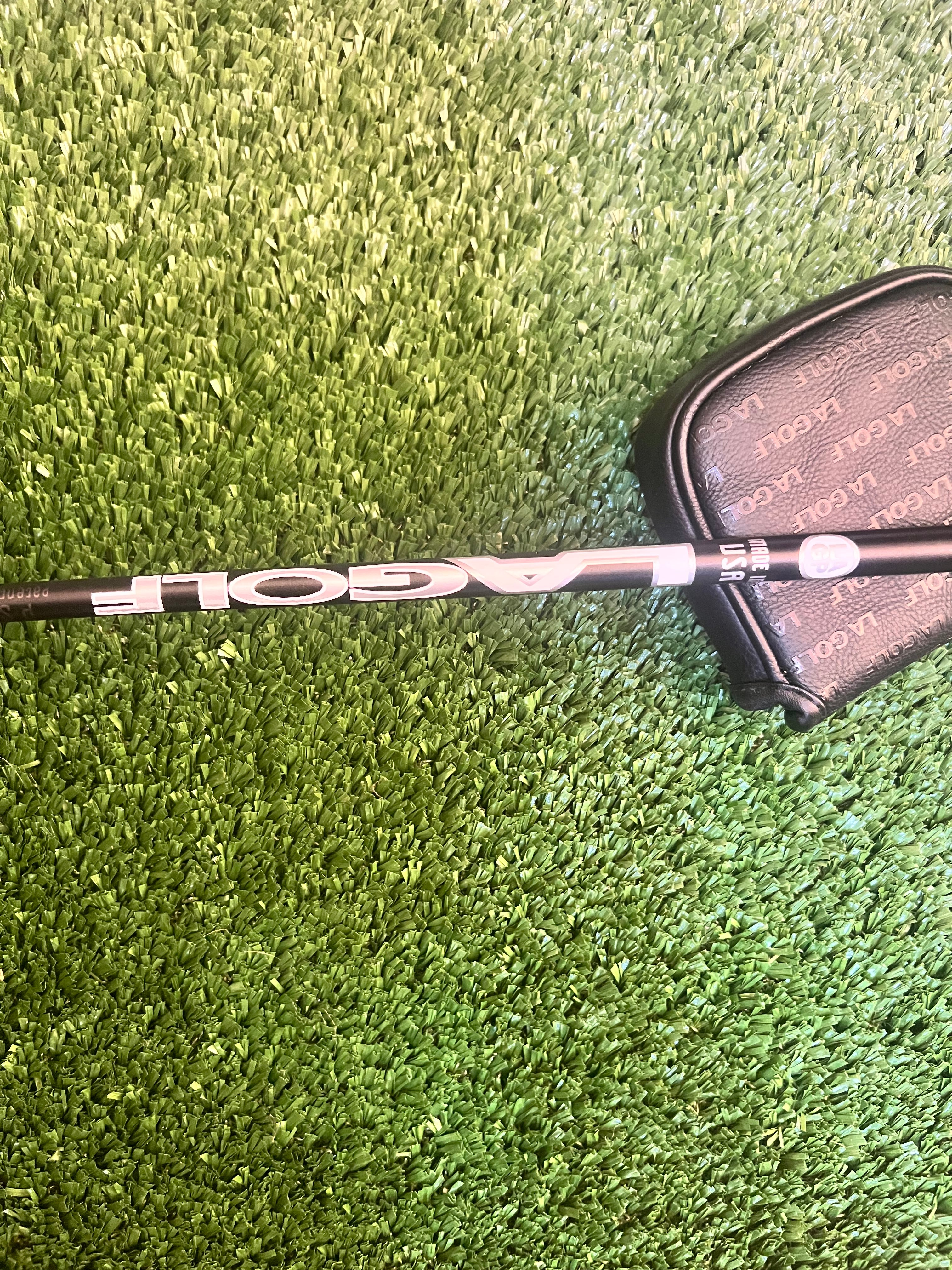 Rare (New) LA GOLF MALIBU Mallet Golf Putter 33” Includes Head Cover Standard Grip made in USA